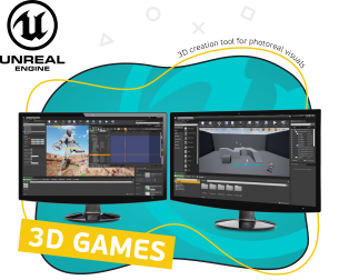 Unreal Engine 4. Игровой движок - Школа программирования для детей, компьютерные курсы для школьников, начинающих и подростков - KIBERone г. Дубай